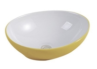 Bathroom Sanitary Ware Ceramic Sinks Art Basin Wash Basin Green &amp; Yellow Dual-Color