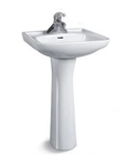 Bathroom Sanitary Ware Ceramic Standing Round Pedestal Basin/Pedestal Sinks Item No.711