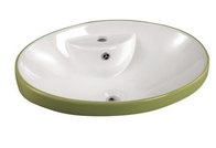Bathroom Sanitary Ware Ceramic Sinks Colorful Art Basin/Wash Basin Black/Red Dual-Color