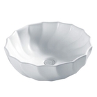Bathroom Sanitary Ware Ceramic Sinks White Color Art Basin/Round Hand Wash Basin ALK-346