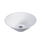 Round Sanitary Ware Ceramic White Color Countertop Art Basin Bathroom Sinks Wash Basin