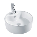 Round Ceramic Sinks Sanitary Ware Above Counter Mounting Art Basin Bathroom Wash Basin