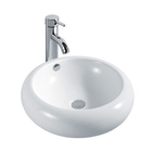 Round Ceramic Sink Sanitary Ware Above Counter Mounting Art Basin Bathroom Hand Wash Basin