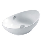 Countertop Mounting Ceramic Sinks Sanitary Ware Oval Art Basin Bathroom Hand Wash Basin