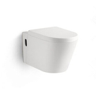 Sanitary Ware Toilets Ceramic Washdown P-trap 180mm Roughing-in Bathroom Wall-hung Toilet