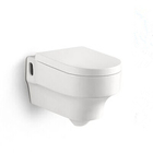 Sanitary Ware Toilets Ceramic Washdown P-trap 180mm Roughing-in Bathroom Wall-hung Toilet