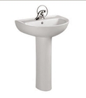 Bathroom Sanitary Ware Ceramic Standing Round Pedestal Basin/Pedestal Sinks