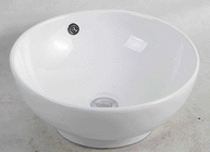 Semi-counter Bathroom Ceramic Sinks Sanitary Ware Art Basin Round Hand Wash Basin
