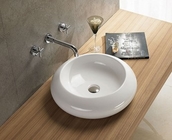 Round Bathroom Ceramic Sinks Green Dual-Color Sanitary Ware Basin Bathroom Hand Wash Basin