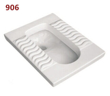Sanitary Ware Integrated S-trap Porcelain Squat pan Bathroom Ceramic Squatting Pan W.C.