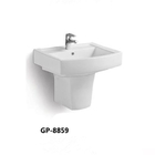 Hot Sale New Design Bathroom Ceramic Wash Basin White Color Single hole Wall-hung Sinks