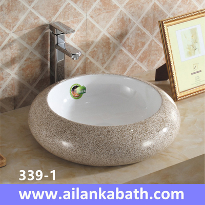 2016 new model fashion colorful sanitary ware ceramic art basin for bathroom sink